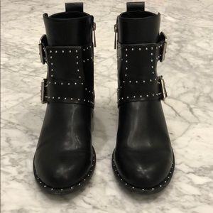 CHARLES by Charles David black moto boots